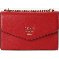 DKNY - Skórzana torebka damska, czerwony. Czerwone torebki klasyczne damskie DKNY, bez wzorów, eleganckie, bez dodatków. Za 999,95 zł.