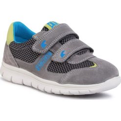 Sneakersy PRIMIGI - 5373300 S Grig. Szare trampki chłopięce Primigi, bez wzorów, ze skóry, na rzepy. W wyprzedaży za 219,00 zł.