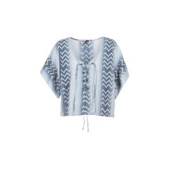 Bluzki Rip Curl SKIES ABOVE COVER UP. Niebieskie bluzki damskie Rip Curl, s, bez wzorów, bez kołnierzyka, bez rękawów. Za 143,40 zł.