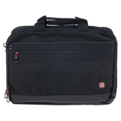 Enrico Benetti męska torba typu business Uptown 47200 czarna. Czarne torby na laptopa Enrico Benetti, bez wzorów. Za 219,00 zł.