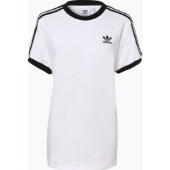Adidas Originals - T-shirt damski, biały. Białe t-shirty damskie adidas Originals, l, bez wzorów, retro, z kontrastowym kołnierzykiem. Za 129,95 zł.