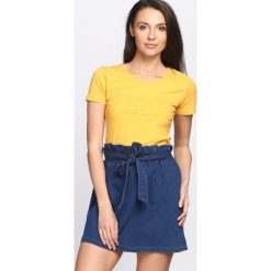 Bluzki, topy, tuniki: Żółty T-shirt World Peace