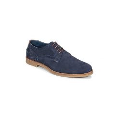 Derby Casual Attitude IGANDA. Niebieskie półbuty męskie marki Casual Attitude, na co dzień, bez wzorów, casualowe, bez zapięcia. Za 216,80 zł.