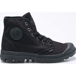 Palladium - Trampki Us Pampa High. Czarne trampki męskie Palladium, bez wzorów, z materiału, na sznurówki. W wyprzedaży za 279,90 zł.