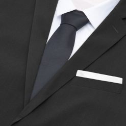Krawat i poszetka - Czarny. Czarne poszetki męskie Reserved, bez wzorów. Za 59,99 zł.