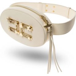 NERKA Elisabetta Franchi. Białe nerki damskie Elisabetta Franchi, w paski, ze skóry ekologicznej, duże, z aplikacjami. Za 1269,00 zł.