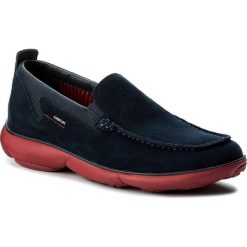 Półbuty GEOX - U Nebula D U82D7D 00022 C020 Blue/Red. Niebieskie derby męskie Geox, z materiału. W wyprzedaży za 369,00 zł.