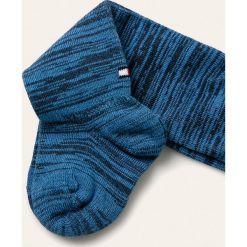 Tommy Hilfiger - Rajstopy dziecięce. Niebieskie skarpetki dziewczęce TOMMY HILFIGER, bez wzorów, z elastanu. Za 44,90 zł.
