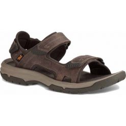Teva Sandały męskie Langdon 1015149-WAL 44,5 brązowe. Pomarańczowe sandały męskie Teva, z nylonu, bez zapięcia. Za 395,00 zł.