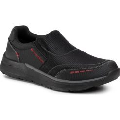 Półbuty GO SOFT - GF19R280A-7 Black. Czarne półbuty męskie GO SOFT, na co dzień, bez wzorów, ze skóry ekologicznej, bez zapięcia. Za 129,99 zł.