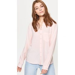Gładka koszula - Różowy. Czerwone koszule damskie marki Cropp, l. Za 49,99 zł.