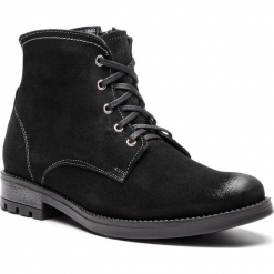Kozaki SERGIO BARDI - Feletto FW127373018AD 801. Czarne glany męskie Sergio Bardi, ze skóry. W wyprzedaży za 219,00 zł.
