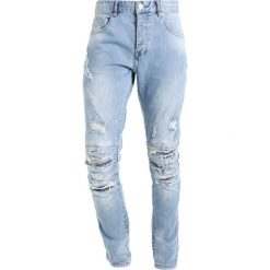 Jeansy męskie: Cayler & Sons INVERTED BIKER Jeansy Slim Fit light blue