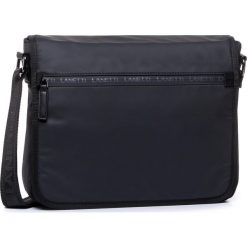 Torba na laptopa LANETTI - BMM-U-028-10-03 Black. Czarne torby męskie skórzane Lanetti, bez wzorów, ze skóry ekologicznej. Za 139,99 zł.