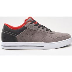 Buty skate męskie: Skórzane buty sportowe - Jasny szary