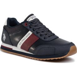 Sneakersy U.S. POLO ASSN. - Jason 8055197152478 Dbkl/Red. Niebieskie sneakersy męskie U.S. Polo Assn., na co dzień, bez wzorów, ze skóry ekologicznej, eleganckie, bez zapięcia. Za 339,00 zł.