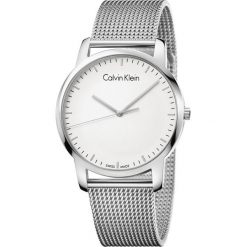 Calvin Klein City Zegarek Srebrny. Szare zegarki męskie Calvin Klein, srebrne. Za 1146,95 zł.