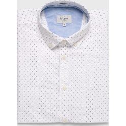 Pepe Jeans - Koszula. Białe koszule męskie Pepe Jeans, s, bez wzorów, z bawełny, casualowe, button down, z długim rękawem. W wyprzedaży za 219,90 zł.