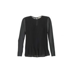 Bluzki MICHAEL Michael Kors SOSEN. Czarne bluzki damskie MICHAEL Michael Kors, xs, bez wzorów, bez kołnierzyka, bez rękawów. W wyprzedaży za 431,40 zł.