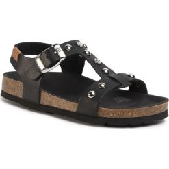 Sandały PEPE JEANS - Bio Studs PGS90150 Black 999. Czarne sandały dziewczęce Pepe Jeans, z jeansu, bez zapięcia. Za 279,00 zł.