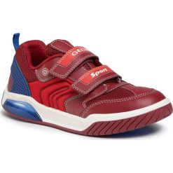 Sneakersy GEOX - J Inek B. D J949CD 0FE14 C7213 DD Red/Royal. Czerwone trampki chłopięce Geox, bez wzorów, ze skóry ekologicznej, na rzepy. Za 329,00 zł.