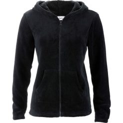 Bluzy polarowe: Bluza z polaru z kapturem bonprix czarny