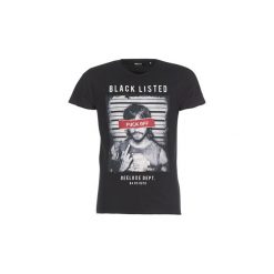 T-shirty z krótkim rękawem Deeluxe FUCKOFF. Czarne t-shirty męskie marki Deeluxe, s, bez wzorów, bez kołnierzyka, krótkie. Za 71,20 zł.