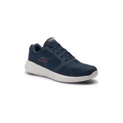 SKECHERS 55061. Niebieskie buty sportowe męskie Skechers, z materiału, bez zapięcia. Za 249,99 zł.