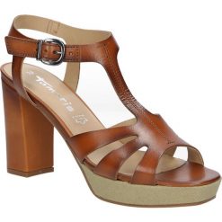 SANDAŁY TAMARIS 1-28011-36. Brązowe sandały damskie Tamaris. Za 219,99 zł.