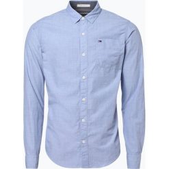Tommy Jeans - Koszula męska, niebieski. Niebieskie koszule męskie s, z jeansu, eleganckie. Za 349,95 zł.