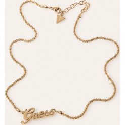 Guess Jeans - Naszyjnik. Żółte naszyjniki damskie Guess Jeans, metalowe. W wyprzedaży za 149,90 zł.