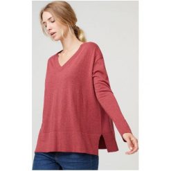 Rodier sweter damski 44 czerwony. Czerwone swetry damskie Rodier, bez wzorów, bez rękawów, bez kaptura. Za 179,00 zł.