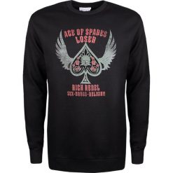 John Richmond Bluza "Kroening". Bluzy męskie John Richmond, bez wzorów, z tkaniny, z okrągłym kołnierzem, bez rękawów, bez kaptura. Za 399,00 zł.