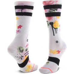 Skarpety Wysokie Unisex STANCE - Just Dandy Girls G656C18JDG White. Białe skarpetki damskie Stance, bez wzorów, z elastanu. Za 39,00 zł.