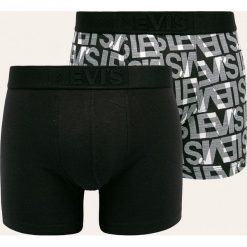 Levi's - Bokserki (2-pack). Czarne bokserki męskie Levi's®, bez wzorów, z elastanu. W wyprzedaży za 79,90 zł.