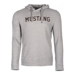 Bluzy męskie: Mustang Bluza Męska Fancy L Szara
