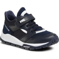 Sneakersy PRIMIGI - 5440711 M Navy. Niebieskie trampki chłopięce Primigi, bez wzorów, ze skóry, na rzepy. W wyprzedaży za 189,00 zł.