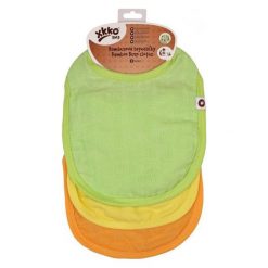 Xkko Bambusowe Śliniaki - Colours Mix, 3szt. Brązowe śliniaki Xkko, w kolorowe wzory. Za 66,00 zł.