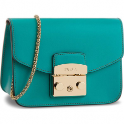 Torebka FURLA - Metropolis 962553 B BGZ7 VFO Giada e. Zielone torebki klasyczne damskie marki Furla, ze skóry. W wyprzedaży za 899,00 zł.