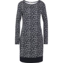 MICHAEL Michael Kors LEOPARD Sukienka z dżerseju black. Czarne sukienki damskie MICHAEL Michael Kors, xs, bez wzorów, z elastanu, bez kołnierzyka, bez rękawów. W wyprzedaży za 616,85 zł.