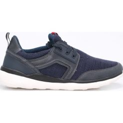 S. Oliver - Buty. Niebieskie halówki męskie marki S.Oliver, z materiału, na sznurówki. W wyprzedaży za 169,90 zł.