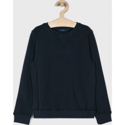 Guess Jeans - Bluza dziecięca 118-175 cm. Niebieskie bluzy chłopięce Guess Jeans, z aplikacjami, z elastanu, bez rękawów, bez kaptura. W wyprzedaży za 149,90 zł.