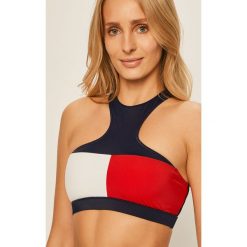 Tommy Hilfiger - Biustonosz kąpielowy. Czerwone stroje kąpielowe damskie TOMMY HILFIGER, s, bez wzorów, z elastanu. W wyprzedaży za 149,90 zł.