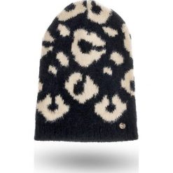 CZAPKA + SZAL LIU JO. Czarne czapki damskie Liu Jo, z aplikacjami. Za 389,00 zł.