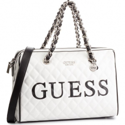 Torebka GUESS - HWVY71 75070 WML. Białe torebki klasyczne damskie marki Guess, z aplikacjami, ze skóry ekologicznej. Za 679,00 zł.