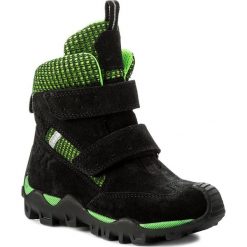 Buty zimowe chłopięce: Śniegowce BARTEK – 24395-B1A Czarno Zielony