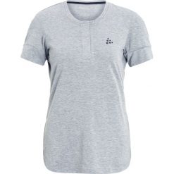 Craft RIDE Tshirt basic grey melange. Szare topy sportowe damskie marki Craft, m, z elastanu. W wyprzedaży za 146,30 zł.