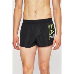EA7 Emporio Armani - Kąpielówki. Niebieskie kąpielówki męskie EA7 Emporio Armani, m, z nadrukiem, z poliesteru. W wyprzedaży za 239,90 zł.
