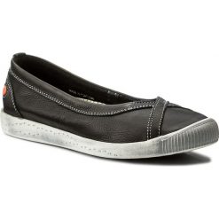 Półbuty SOFTINOS - Ilma P900179528 Black. Czarne półbuty damskie skórzane marki Softinos. W wyprzedaży za 249,00 zł.