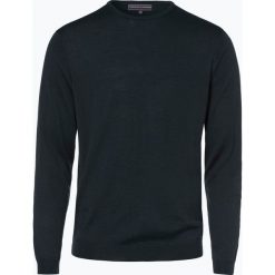Finshley & Harding - Sweter męski z dodatkiem wełny merino, zielony. Zielone swetry klasyczne męskie marki Finshley & Harding, m, z aplikacjami, z dzianiny. Za 59,95 zł.
